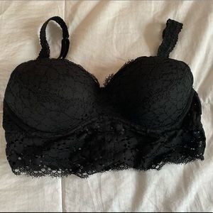 NWOT VS Pink Bralette, Black - SMALL